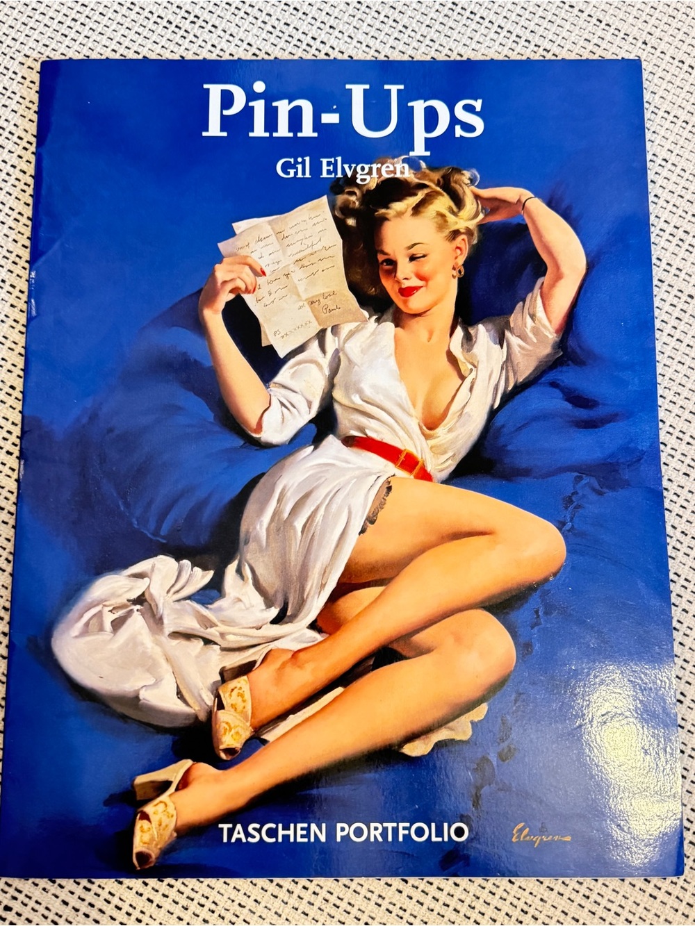 Taschen Pin-Ups Portfolio 14 Framable Prints by Gil Elvgren 15" x 12"